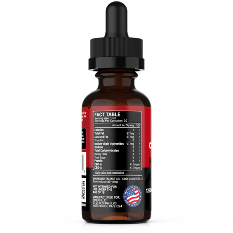 CBDA AND CBGA IMMUNITY TINCTURE – 2500MG