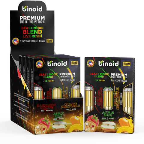 BEAST MODE BLEND LIVE RESIN CARTRIDGE – 3 PACK COMBO