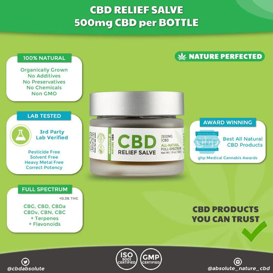 Full Spectrum CBD Topical Salve – 500mg CBD