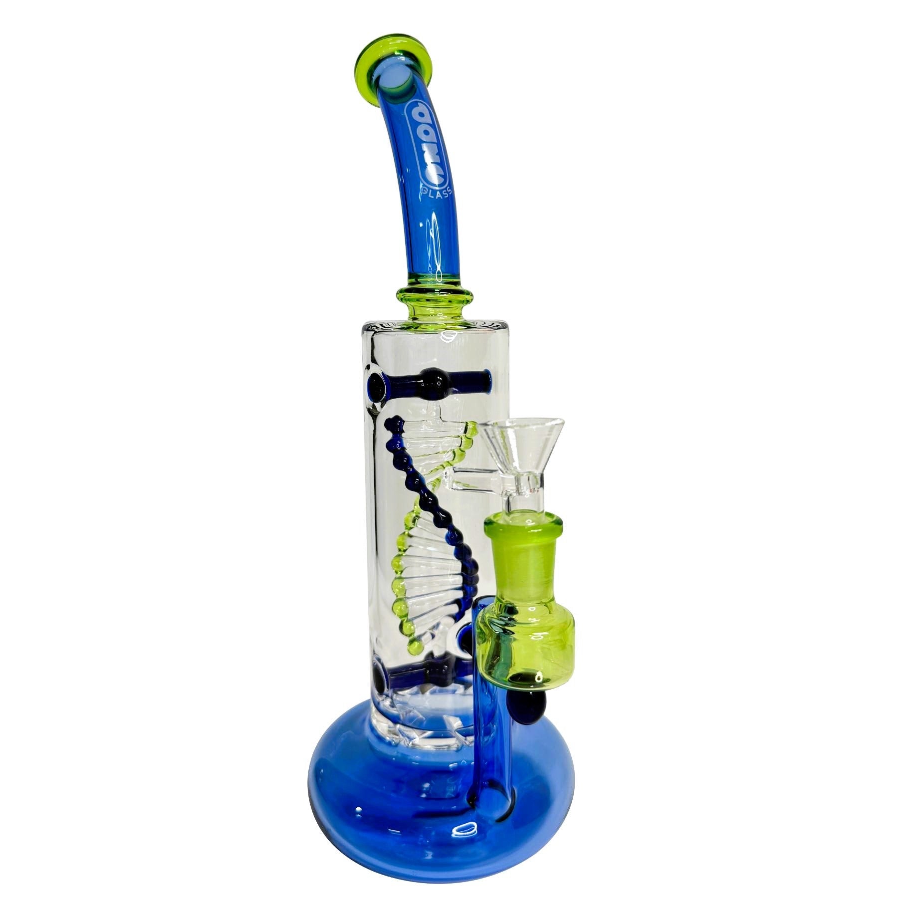 Daze Glass - 2nd Gen Spinning DNA & Turbine Perc Glass Water Pipe Daze Glass