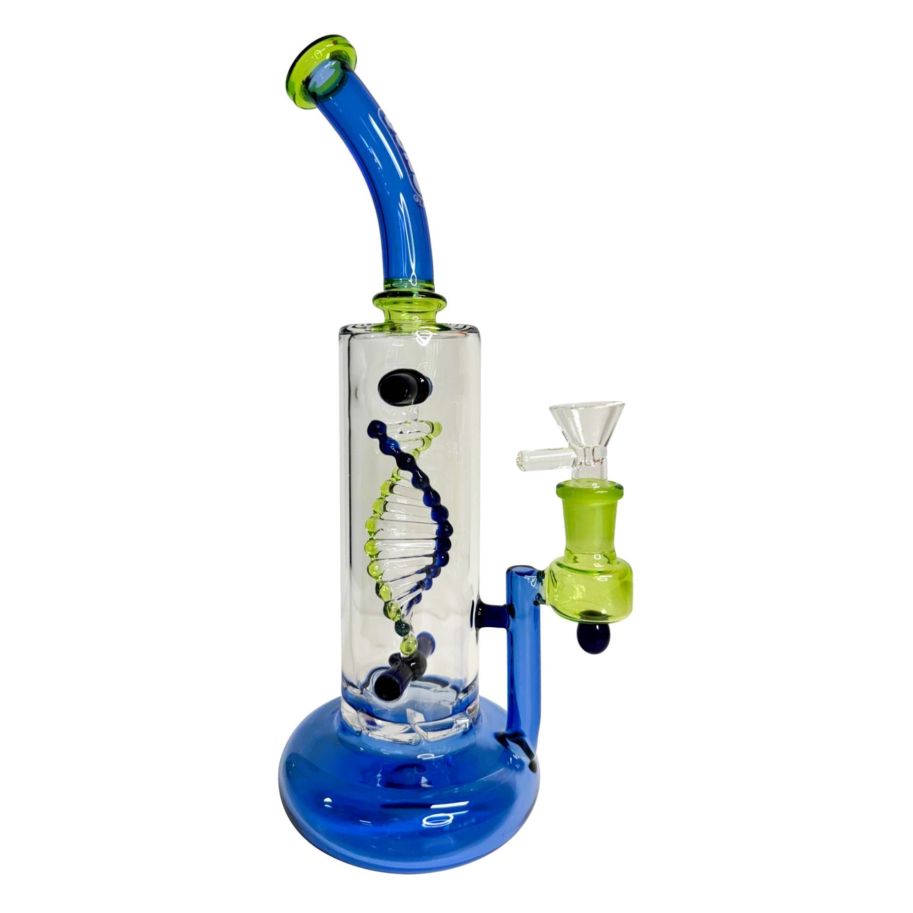 Daze Glass - 2nd Gen Spinning DNA & Turbine Perc Glass Water Pipe Daze Glass