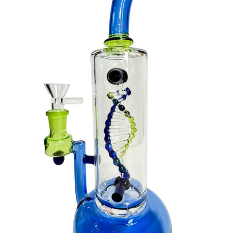 Daze Glass - 2nd Gen Spinning DNA & Turbine Perc Glass Water Pipe Daze Glass