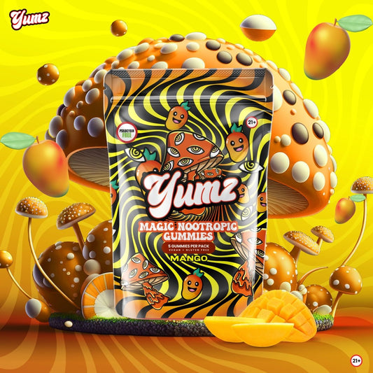 YUMZ - Mango ( Magic Nootropic Gummies ) ( Free Gift )