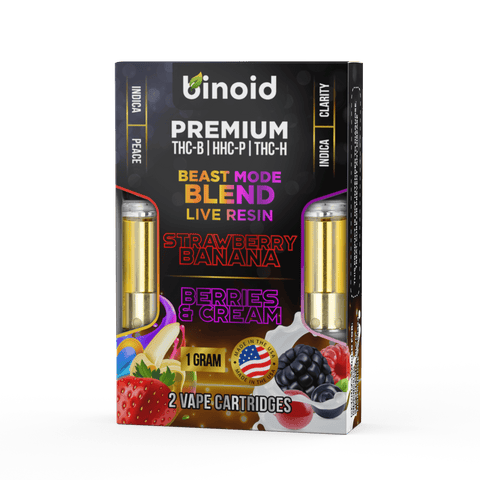 BEAST MODE BLEND LIVE RESIN CARTRIDGE – 2 PACK COMBO