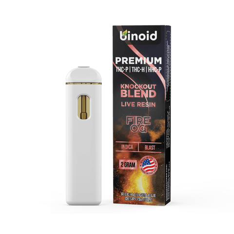 KNOCKOUT BLEND LIVE RESIN DISPOSABLE – 2 GRAM