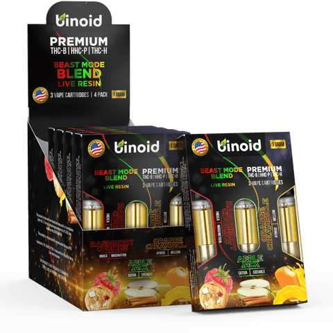 BEAST MODE BLEND LIVE RESIN CARTRIDGE – 3 PACK COMBO