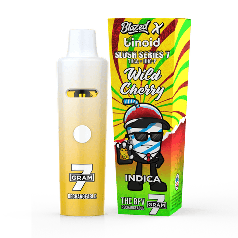 7 GRAM THCA DISPOSABLE VAPE – SLUSH SERIES – BLAZED X BINOID