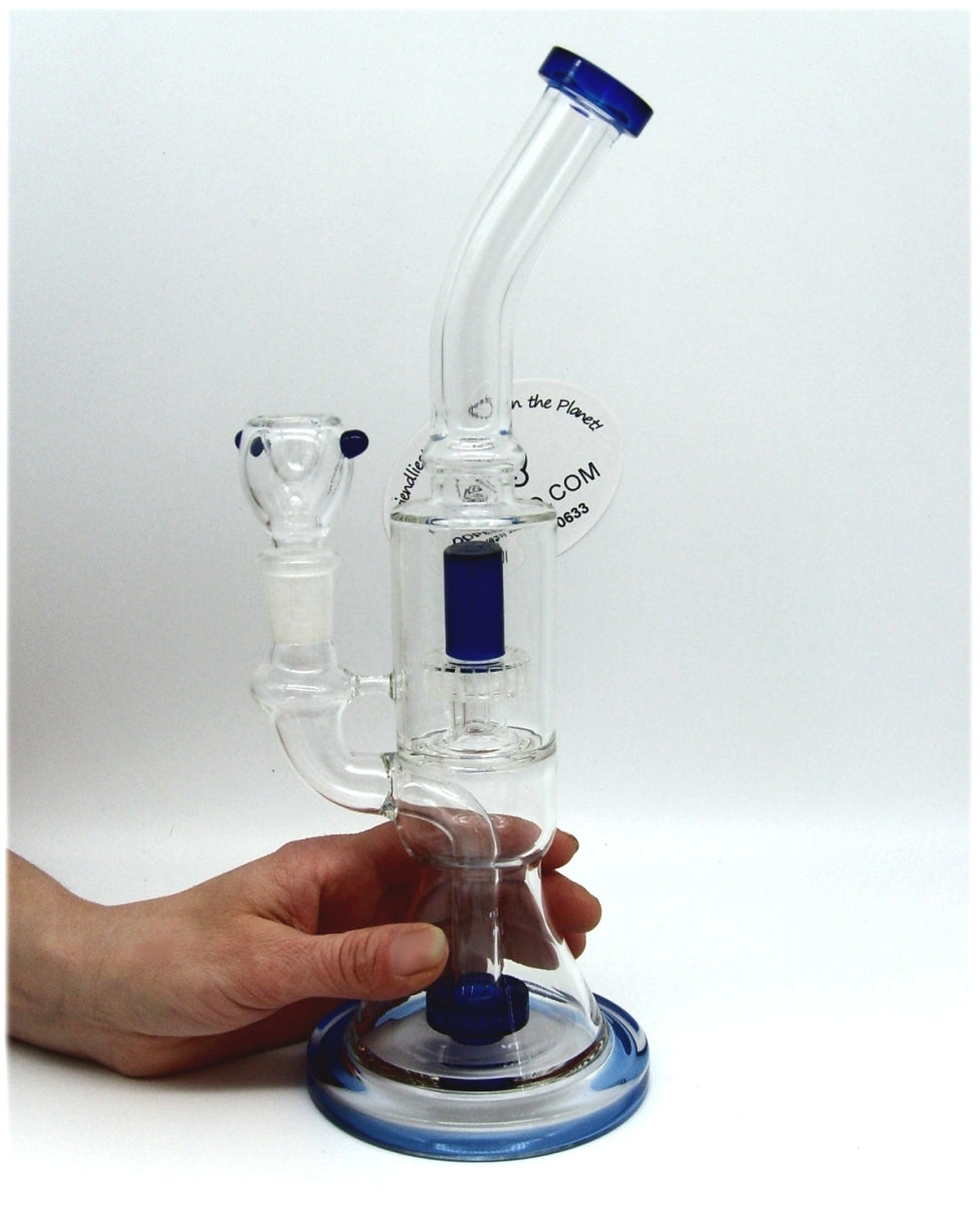 OutonTrip 12 Inch Glass Bong - Ice Chamber (bong for smoking/glass