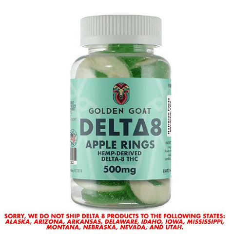 Delta 8 Gummies 500mg - Apple Rings