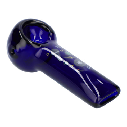 4" Granddaddy Purple Hand Pipe - Dark Blue