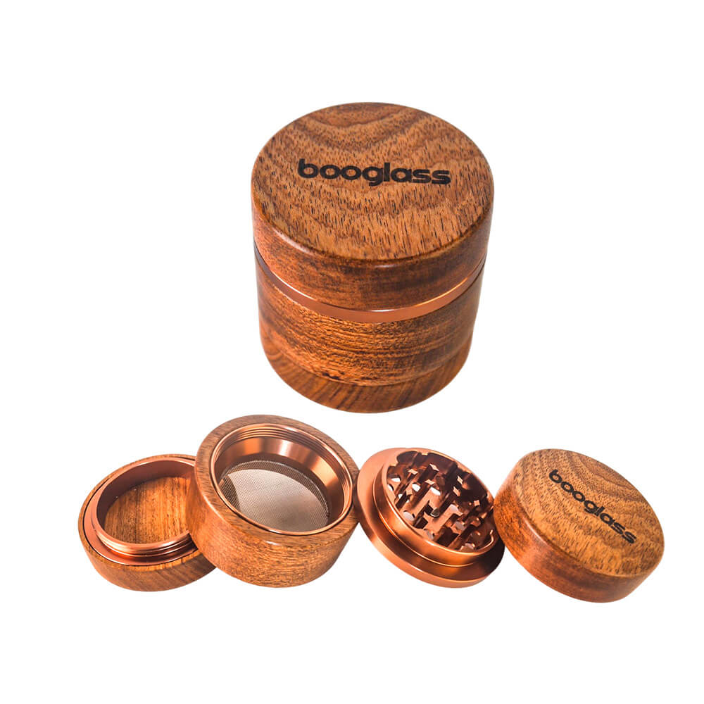 4-Piece Gold Weed Grinder  Cheap Weed Grinders - World of Bongs
