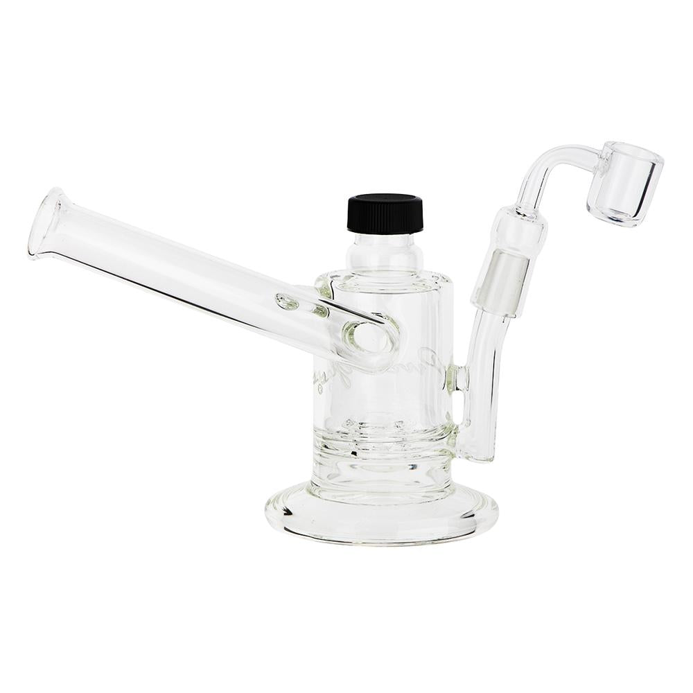 Pure Glass 6" Magma V Ring Perc - Clear