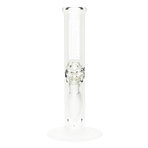 Pure Glass 12" Straight Water Pipe - Frost 3D Etch