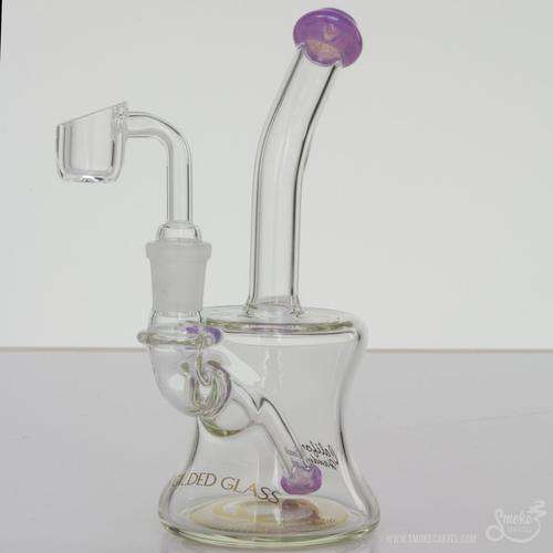 Glassheads "Tea Time" Teapot Bubbler - Pink Slyme