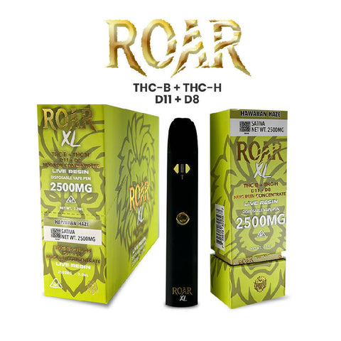 Roar XL THC-P + D8 2500MG - Hawaiin Haze